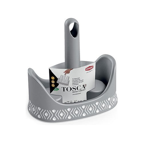 Porta bicchieri Stefanplast 55902 TOSCA Grigio