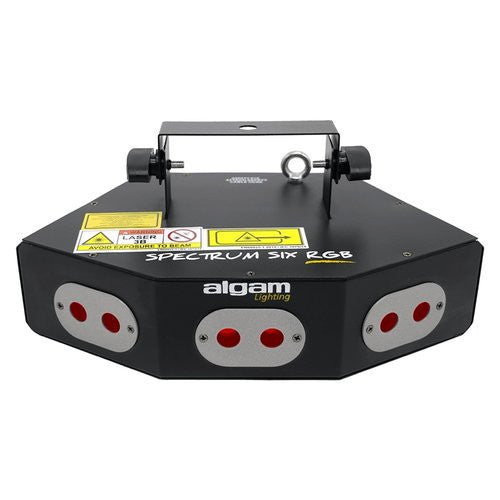 Proiettore disc jockey Algam Lighting 18700100 SPECTRUM Six Rgb Black