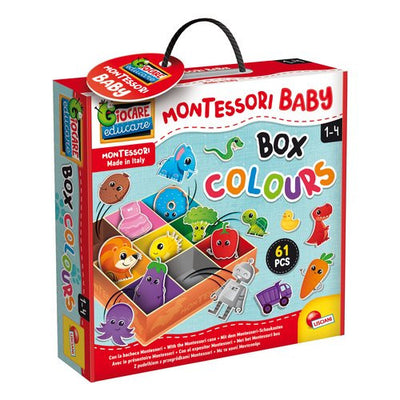 Gioco prescolare Box Colours Lisciani 92765 MONTESSORI BABY