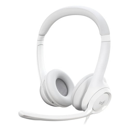 Cuffie filo Logitech 981 001286 H SERIES H390 Usb Off white