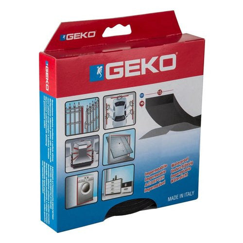 Paraspifferi Geko 1300 15 MUSS guarnizione profilo piatto h.10 mm Nero