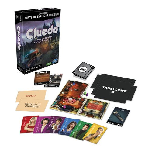 Gioco Hasbro F5699103 CLUEDO ESCAPE Tradimento a villa Tudor