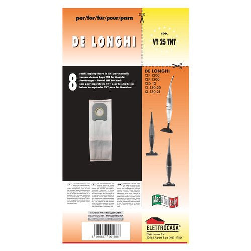 Sacchetto aspirapolvere Elettrocasa VT 25 TNT Tnt Compatibile