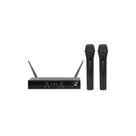Kit microfoni Karma SET 5002 Doppio radiomicrofono palmare UHF Black