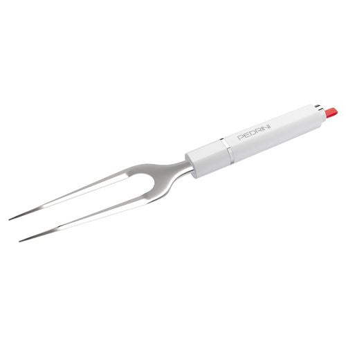 Forchettone Pedrini 0755 LILLO STILE Cromo lucido e Bianco