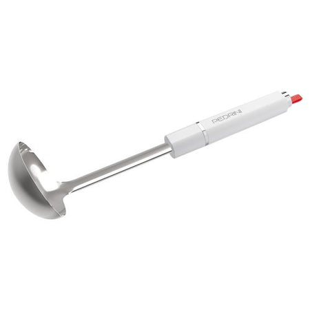 Mestolo Pedrini 0750 LILLO STILE Cromo e Bianco