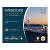 Catena luminosa Mercury 02796 HOME & GARDEN Warm white Bianco