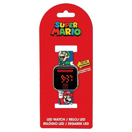 Orologio Ds Import GSM4236 SUPER MARIO Rosso, Blu e Giallo