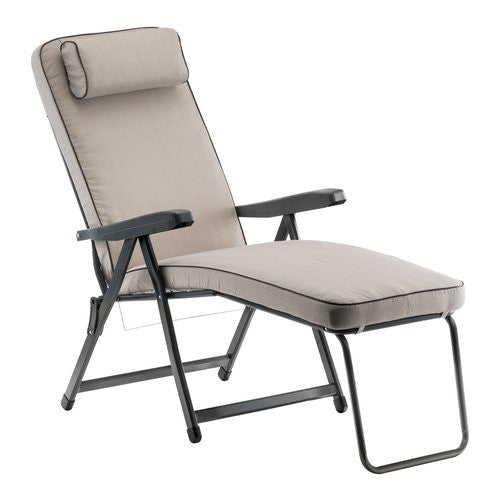 Sedia sdraio con poggiapiedi Metal F.A.R. PAR59N PARADISO Sabbia sand