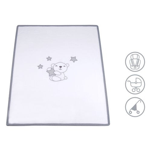 Coperta carrozzina Baby Idea PILCRG Autunno e Inverno Grigio