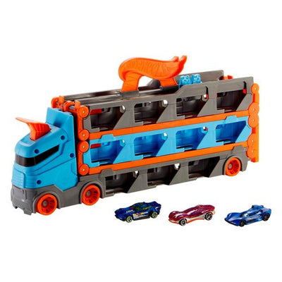 Camion transport 2 in 1 playset HOT WHEELS GVG37 Assortito