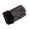 Gloves - Guanti Donna Testa di Moro Stampata in vero montone Shearling - Pelo Testa di Moro