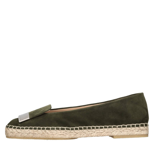 Sergio Rossi Scarpe basse Verde da donna