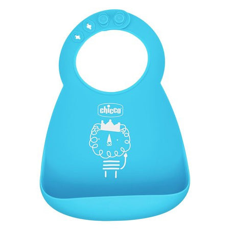 Bavaglino Chicco 10219 20 Con Tasca Azzurro