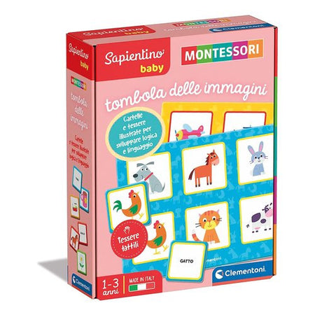 Gioco educativo Clementoni 16420 MONTESSORI BABY Tombola Delle Immagin