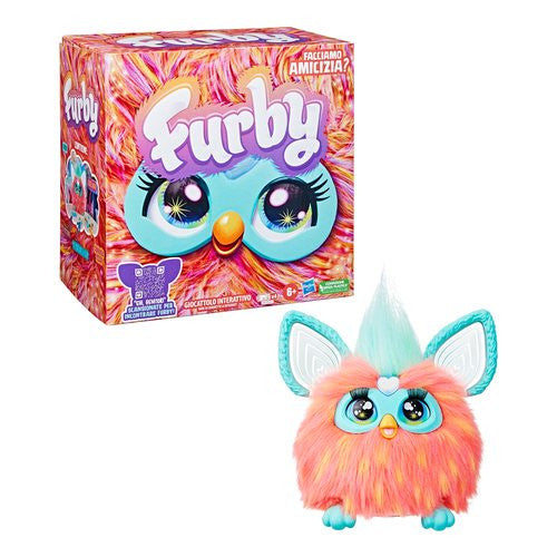 Animale Interattivo Hasbro F6744ITA FURBY Peluche Corallo