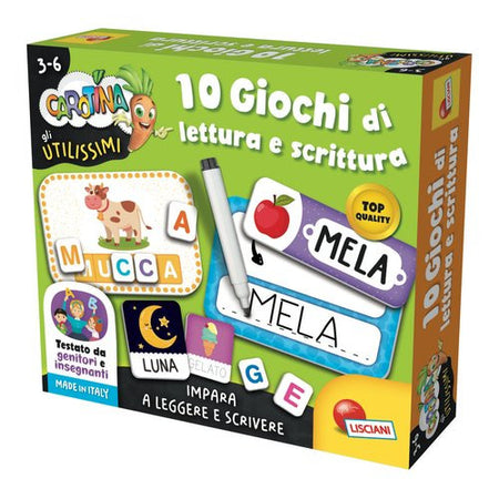 Gioco educativo Lisciani 102839 CAROTINA UTILISSIMI 10 Giochi di Lettu