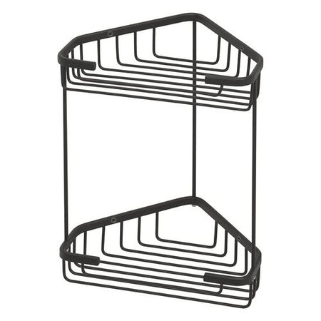 Porta oggetti box doccia Gedy 2481 14 AUGUSTUS Doppio Nero