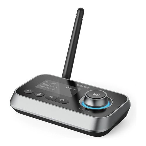Ricevitore audio bluetooth Hama 00205322 LINK IT Duo RX TX Black e Gre