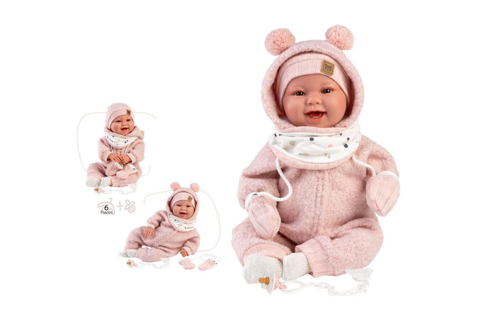 Reborn Tala Sonrisas Corpo Morbido Articolato 44cm