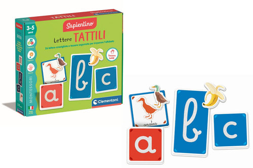Sapientino Montessori Lettere Tattili
