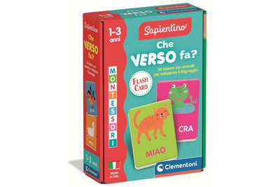 Sapientino Montessori Flashcards Che Verso Fa?