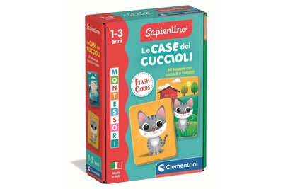 Sapientino Montessori Flashcards Case dei Cuccioli
