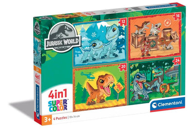 Puzzle 4 in 1 Jurassic World