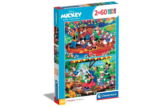 Puzzle 2x60 Mickey and Friends