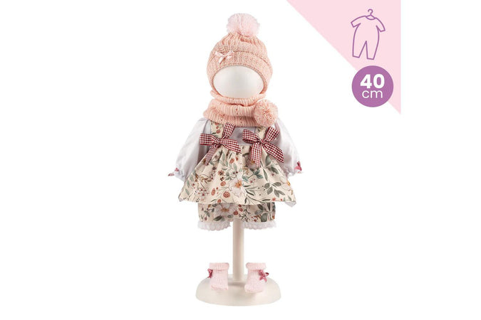 Abito Con Cappello e Collo Lana 40cm