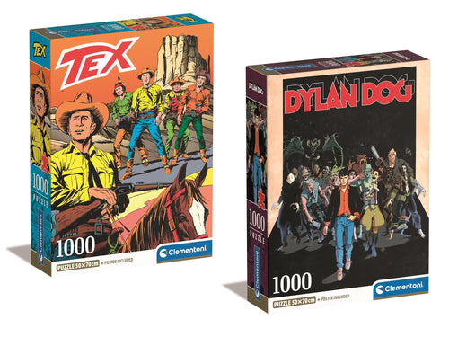 Puzzle 1000 pz Comics Compact