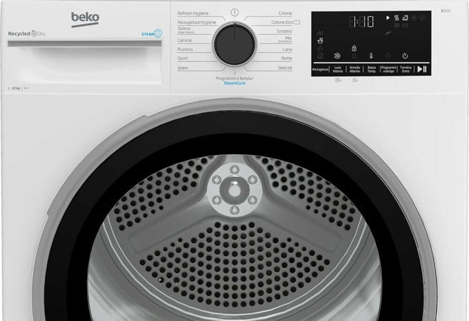 Beko BT3122IS Asciugatrice cm. 60 - capacità 12 kg - bianco