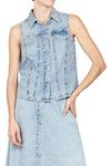 MO5CH1NO JEANS - MOSCHINO MO5CH1NO JEANS - Moschino - Camicia smanicata - 430107 - Denim da donna