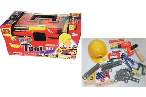 Valigia brico gigante 42 pezzi e casco Kidz corner