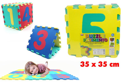 Tappeto puzzle pavimento numeri Kidz corner
