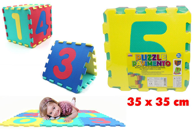 Tappeto puzzle pavimento numeri Kidz corner