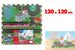 Tappeto Puzzle Mappa Citta' 120x120