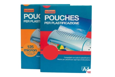 Pouches x plast. a4 125mic. cf.100