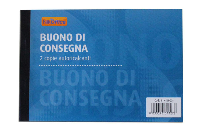Buono consegna autoricalcante 2 copie 11,5x16,5 cm