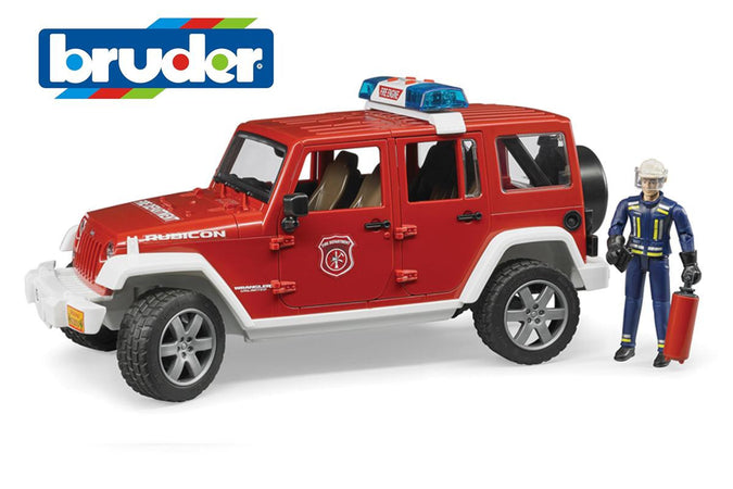 Jeep Rubicon dei Pompieri Bruder