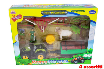 Mondo Fattoria con Trattore e animali