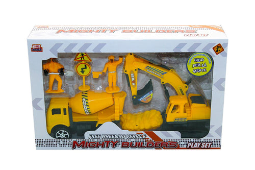 Veicoli cantiere playset Kidz Corner