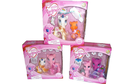 Pony Pegasus 2 personaggi con accessori beauty