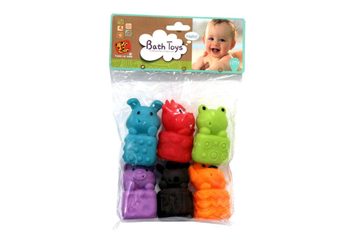 Vinile Bagnetto Animali Forme 6 pz