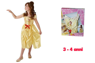 Costume Belle 3-4 anni Scatola