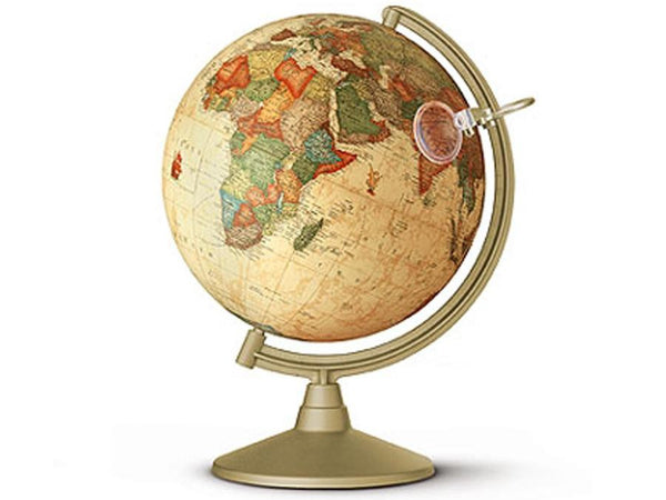 Mappamondo Marco Polo 30" con lente Nova Rico