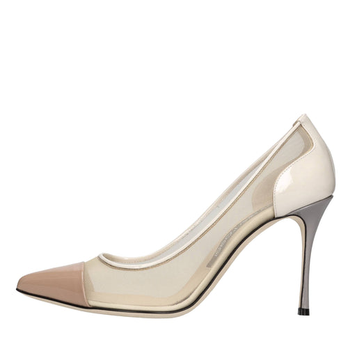 Sergio Rossi Scarpe con Tacco Beige da donna