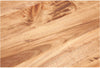Biscottini Tavolino consolle Country in legno massello di tiglio struttura bianca anticata finitura naturale L73xPR36xH75 cm. Made in Italy