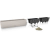 Jardiniere - Balconera colore 80 - Kit completo - Marrone sabbia - 12 L - LECHUZA