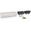 Jardiniere - Balconera colore 80 - Kit completo - Grigio chiaro - 12 L - LECHUZA